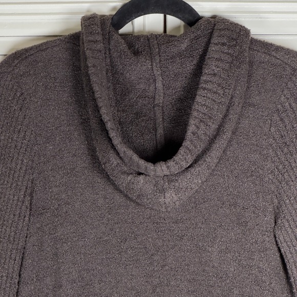 Barefoot Dreams CozyChic Lite Hooded Longline Cardigan Sweater Size S - Picture 4 of 8